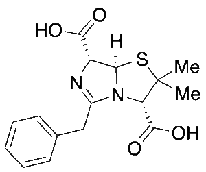 (3S,7R,7aR)-5-Benzyl-2,2-dimethyl-2,3,7,7a-tetrahydroimidazo[5,1-b]thiazole-3,7-dicarboxylic Acid