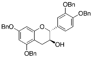 5,7,3',4'-Tetra-O-benzylcatechin