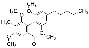 2’,4,6,6’-Tetramethoxy-5-methyl-4’-pentyl-[1,1’-biphenyl]-2-carbaldehyde