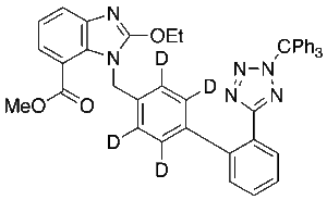 N-Trityl Candesartan Methyl Ester-d4
