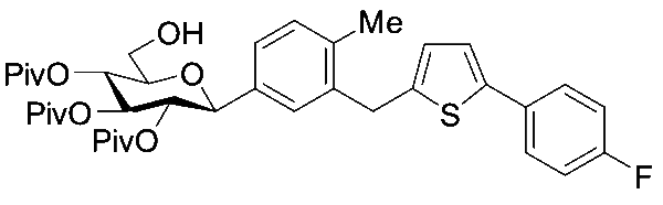 3,4,5-Tris(pivaloxy) 6-Hydroxymethyl Canagliflozin