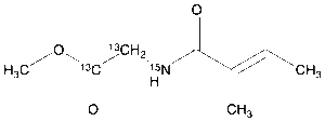 Tiglyl Glycine-13C2,15N Methyl Ester