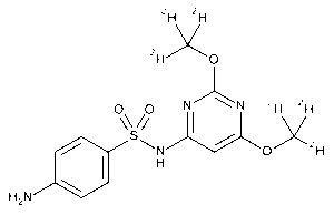 Sulfadimethoxine-d6
