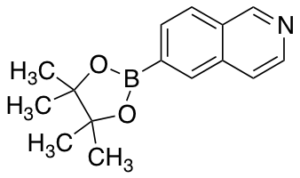 6-(4,4,5,5-Tetramethyl-1,3,2-dioxaborolan-2-yl)isoquinoline (>85%)