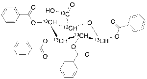 1,2,3,4-Tetra-O-benzoyl-D-glucuronic-13C6 Acid
