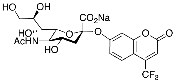4-Trifluoromethylumbelliferyl-Alpha-D-N-acetylneuraminic Acid Sodium Salt