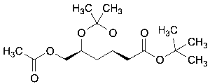 Tert-butyl 2-[(4R,6S)-2,2-Dimethyl-6-[(methylcarbonyloxy)methyl]-1,3-dioxan-4-yl]acetate
