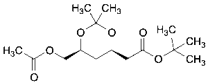 Tert-butyl 2-[(4R,6S)-2,2-Dimethyl-6-[(methylcarbonyloxy)methyl]-1,3-dioxan-4-yl]acetate