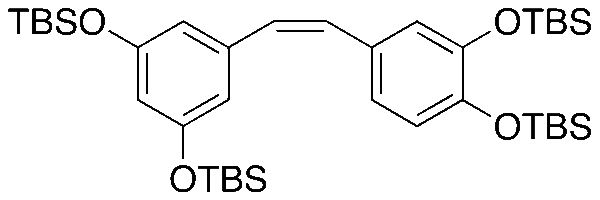 Tetra-O-(tert-butyldimethyl)silyl cis-Piceatannol