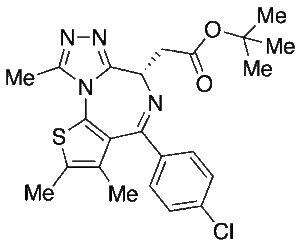 (S)-(+)-Tert-butyl 2-(4-(4-Chlorophenyl)-2,3,9-trimethyl-6H-thieno[3,2-f][1,2,4]triazolo[4,3-a][1,4]diazepin-6-yl)acetate