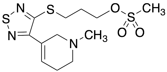 3-[[4-(1,2,5,6-Tetrahydro-1-methyl-3-pyridinyl)-1,2,5-thiadiazol-3-yl]thio]-1-propanol-1-methanesulfonate