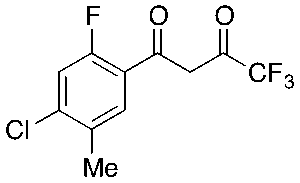 1,1,1-Trifluoro-4-(4-chloro-2-fluoro-5-methylphenyl)-2,4-butanedione