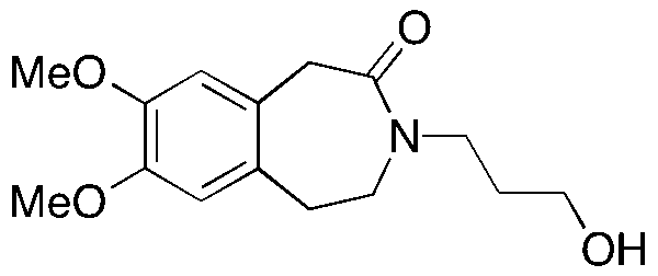 1,3,4,5-Tetrahydro-3-(3-hydroxypropyl)-7,8-dimethoxy-2H-3-benzazepin-2-one
