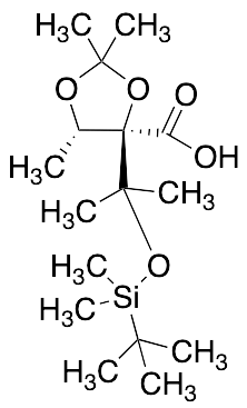 (4S-cis)-4-(O-TBDMS-1-methylethyl)-2,2,5-trimethyl-1,3-dioxolane-4-carboxylic Acid