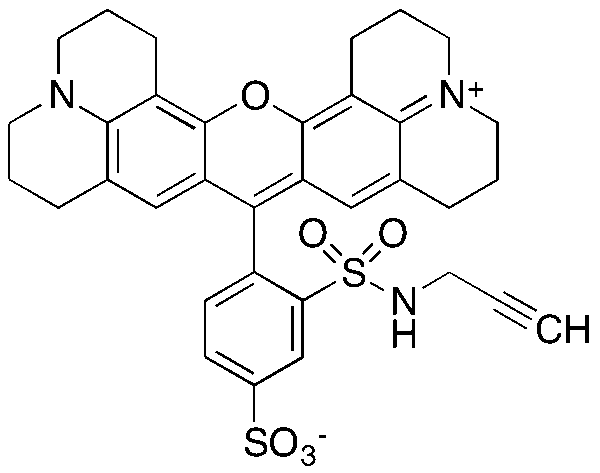 Texas Red 2’-Propargyl Sulfonamide 4’-Sulfate