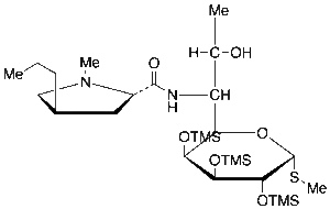 2,3,4-Tri-O-trimethylsilylepilincomycin