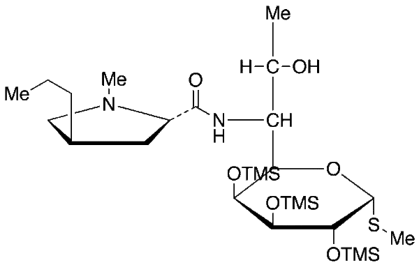 2,3,4-Tri-O-trimethylsilylepilincomycin