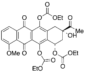 6,10,11-Triethylcarbonate Daunomycinone