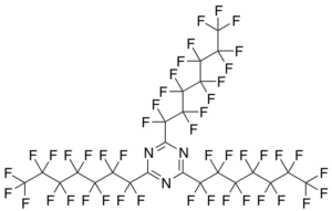 2,4,6-Tris(pentadecafluoroheptyl)-1,3,5-triazine