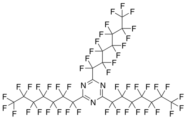 2,4,6-Tris(pentadecafluoroheptyl)-1,3,5-triazine