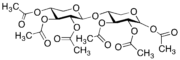 4-O-(2,3,4-Tri-O-acetyl-b-D-xylopyranosyl)-D-xylopyranose 1,2,3-Triacetate