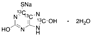 Thiouric Acid-13C3 Sodium Salt Dihydrate