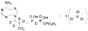 rac Tenofovir-d6 Diphosphate Triethylamine Salt (mixture of diastereomers)