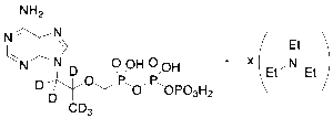 rac Tenofovir-d6 Diphosphate Triethylamine Salt (mixture of diastereomers)