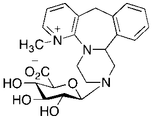 (2S,3S,4S,5R,6R)-3,4,5-Trihydroxy-6-(6-methyl-1,3,4,14b-tetrahydrobenzo[c]pyrazino[1,2-a]pyrido[3,2-f]azepin-6-ium-2(10H)-yl)tetrahydro-2H-pyran-2-carboxylate