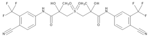 3,3'-Sulfonylbis(N-(4-cyano-3-(trifluoromethyl)phenyl)-2-hydroxy-2-methylpropanamide)(Mixture of Diastereomers)