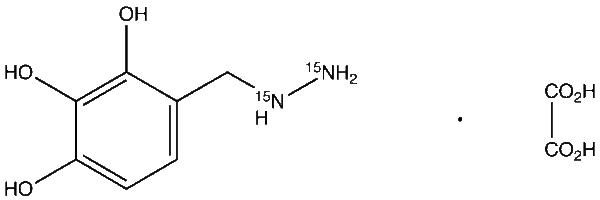 2,3,4-Trihydroxybenzylhydrazine-15N2 Oxalic Acid Salt (>90%)