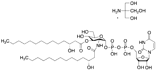 UDP-3-O-[R-3-Hydroxymyristoyl]-N-[R-3-hydroxymyristoyl] Glucosamine Tris Salt