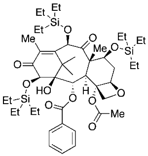 7,10,14-Tri-(O-triethylsilyl)-10-deacetyl-14Beta-hydroxy-13-oxo Baccatin III