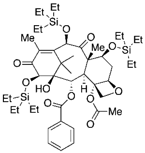 7,10,14-Tri-(O-triethylsilyl)-10-deacetyl-14Beta-hydroxy-13-oxo Baccatin III