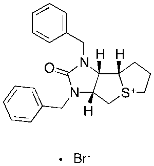 (3aR,8aS,8bS)-Thieno[1',2':1,2]thieno[3,4-d]imidazol-5-ium, decahydro-2-oxo-1,3-bis(phenylmethyl) Bromide