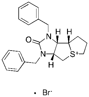 (3aR,8aS,8bS)-Thieno[1',2':1,2]thieno[3,4-d]imidazol-5-ium, decahydro-2-oxo-1,3-bis(phenylmethyl) Bromide