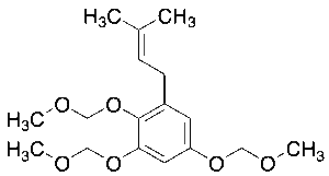 1,2,5-Tris(methoxymethoxy)-3-(3-methylbut-2-en-1-yl)benzene