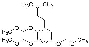 1,2,5-Tris(methoxymethoxy)-3-(3-methylbut-2-en-1-yl)benzene