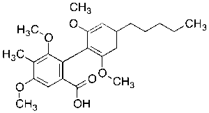 2’,4,6,6’-Tetramethoxy-5-methyl-4’-pentyl-[1,1’-biphenyl]-2-carboxylic Acid