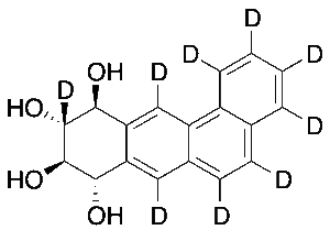 (8S,9R,10R,11S)-rel-8,9,10,11-Tetrahydrobenz[a]anthracene-8,9,10,11-tetrol-d9 (Major)