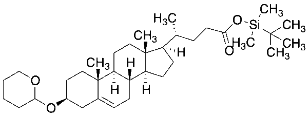 TBDMS-(3Beta)-3-[(Tetrahydro-2H-pyran-2-yl)oxy]-chol-5-en-24-oic Acid