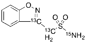 Zonisamide-13C2-15N