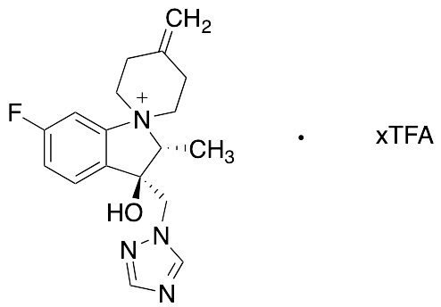 (2R,3R)-3-((1H-1,2,4-Triazol-1-yl)methyl)-6-fluoro-3-hydroxy-2-methyl-4'-methylenespiro[indoline-1,1'-piperidin]-1-ium TFA Salt