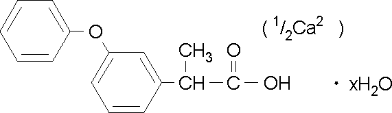 Fenoprofen calcium salt, hydrate