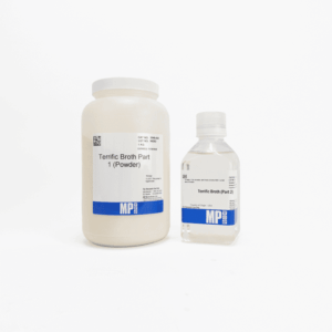 Terrific broth, part 1 (powder) and 2 (sterile liquid)