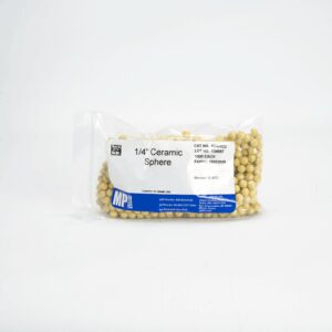 Ceramic Spheres, 6.35 mm (1/4"), bulk