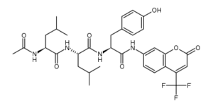Ac-Leu-Leu-Tyr-7-Amino-4-TriFluoromethylcoumarin