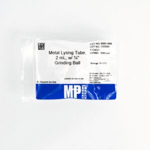 Metal Lysing Tube, 2 mL, with grinding ball