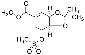 (3aR,7R,7aR)-3a,6,7,7a-Tetrahydro-2,2-dimethyl-7-[(methylsulfonyl)oxy]-methyl ester 1,3-benzodioxole-5-carboxylic acid