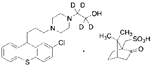 Zuclopenthixol-d4 (-)-10-Camphorsulfonic Acid Salt